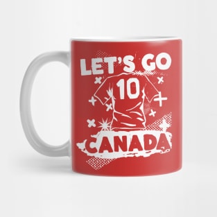 Vintage Canadian Soccer // Retro Grunge Canada Soccer Mug